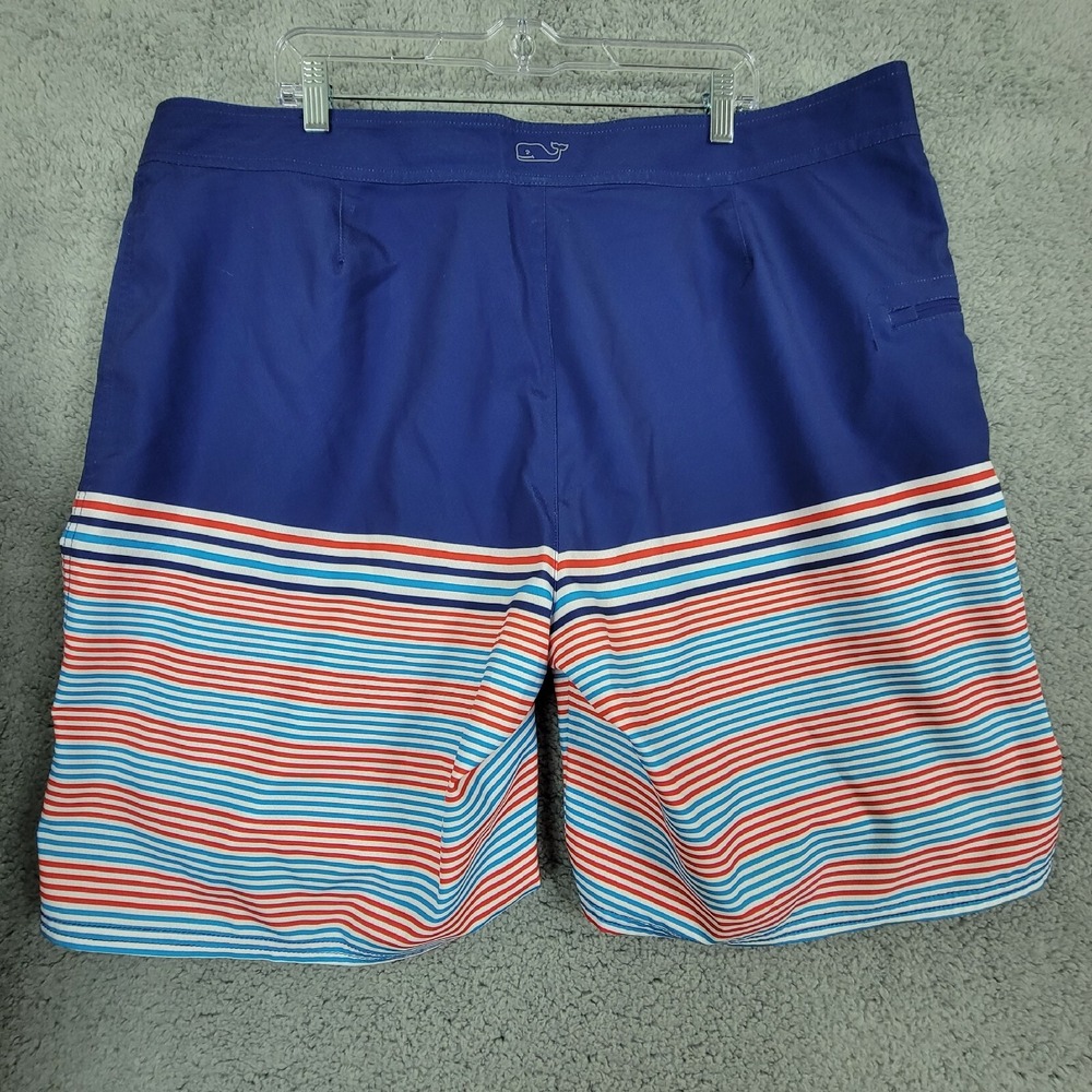 Vineyard Vines Chappy Whale Board Shorts Swim Trunks Mens Size 42 - Picture 6 of 7